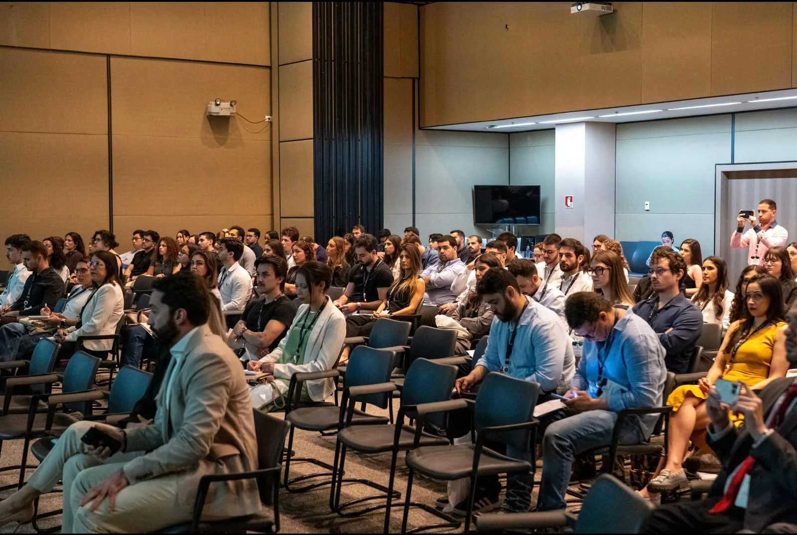 Materiais organizados para os congressistas